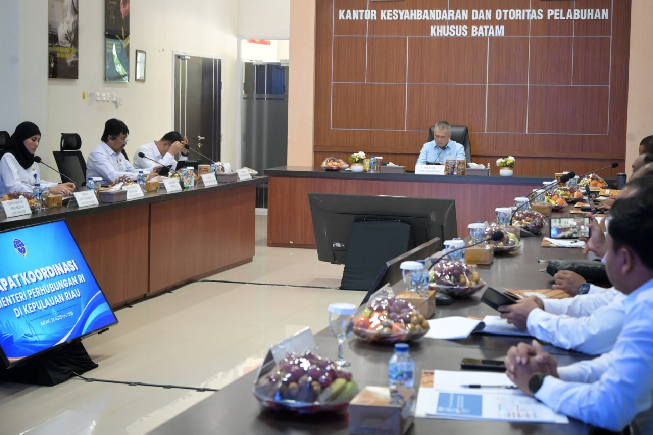 Rapat koordinasi Kemenhub di Kepulauan Riau